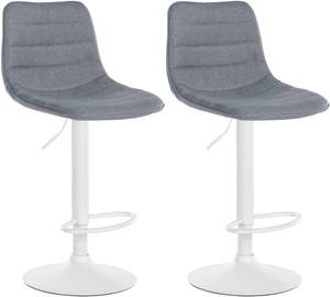 Tabouret de bar Lex Lot de 2 Gris