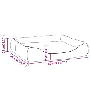 Hundebett 3006177 Braun - 80 x 23 x 68 cm