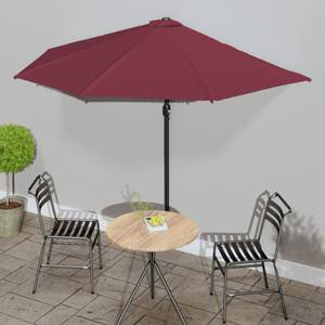 Parasol de balcon 3005106 Rouge - 155 x 223 x 300 cm