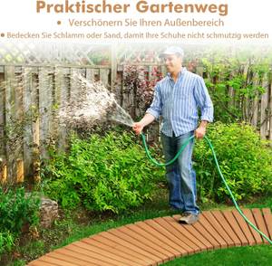 Gartenweg SF6339ZMDE Braun - Holzwerkstoff - 43 x 3 x 216 cm