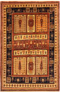Tapis Kashkuli CCXIII Marron - Textile - 106 x 1 x 158 cm