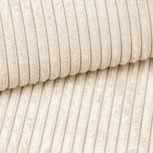 Ecksofa Luna mit Schlaffunktion, Cord Beige - Ecke davorstehend rechts