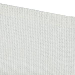 Dreieckiges HDPE Sonnensegel weiß Weiß - Kunststoff - 300 x 1 x 265 cm