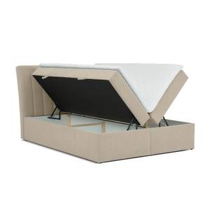 Boxspringbett Liberty Pocket Visco Hellbraun - Breite: 200 cm