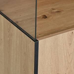 Highboard Helios Ⅱ Braun - Holzwerkstoff - Glas - Metall - 40 x 150 x 78 cm