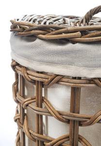 Wäschekorb PLAIT42 Grau - Rattan - 42 x 54 x 42 cm