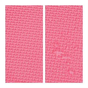 36-teilige Puzzlematte mit Rand Hellrosa - Pink