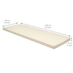 Bankauflage Base BK Beige - Tiefe: 150 cm