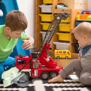 Feuerwehrhelm Kinder mit Blaulicht Anzahl Teile im Set: 1