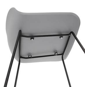 Tabouret De Bar BABYLOS Noir - Gris