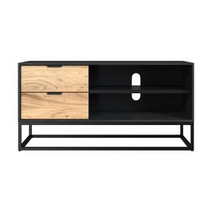 Meuble TV Jakson Marron - Bois massif - 90 x 45 x 90 cm