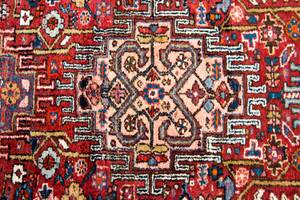 Qaraja - 333x110cm Rot - Naturfaser - 110 x 1 x 333 cm