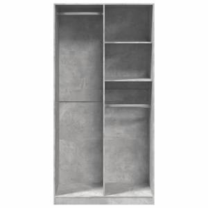 Kleiderschrank 298537-4 Beton Dekor - Breite: 100 cm