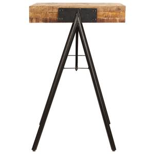 Schreibtisch Braun - Massivholz - Holzart/Dekor - 118 x 75 x 118 cm