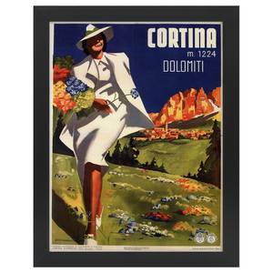 Bilderrahmen Poster Cortina Schwarz