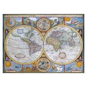 Puzzle Karte der antiken Welt Papier - 26 x 6 x 36 cm