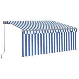 Auvent rétractable 3014353-2 Bleu - Blanc - 350 x 250 cm