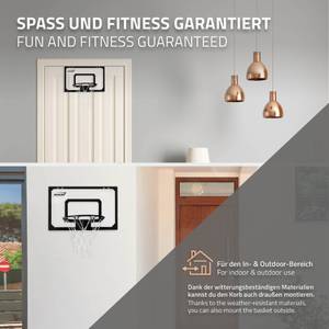 Basketballkorb fürs Zimmer Schwarz