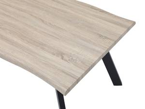 Table VEYA Beige - Bois manufacturé - 90 x 76 x 160 cm