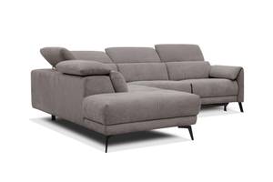 Ecksofa Scala (5-Sitzer mit Relax) Braun - Ecke davorstehend links