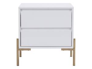 Table de chevet KORASA Lot de 2 Blanc