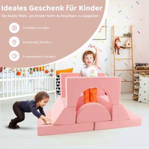 Kindersofa TH32641 Pink - Textil - 101 x 48 x 106 cm