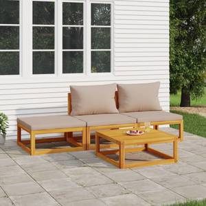 Garten-Lounge-Set 3028504-15 (4-teilig) Taupe