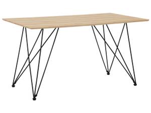 Table de salle à manger KENTON Plaqué en bois véritable