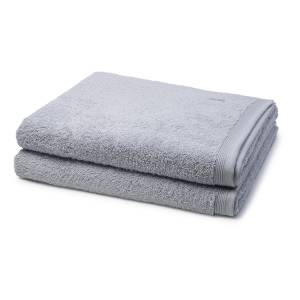 Superwuschel drap de douche 2 pièces Gris lumineux