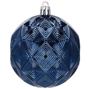 Weihnachtsbaumkugeln 30-teiliges Blau - Kunststoff - 8 x 8 x 8 cm