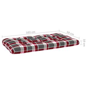 Palettensofa 3016503-3 (2-teilig) Schwarz - Rot