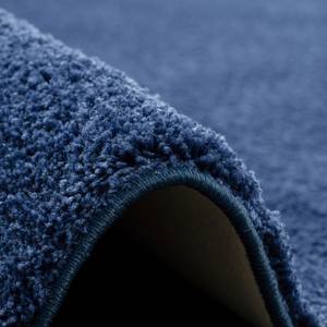 Hochflor Shaggy Läufer Teppich Palace Blau - Nachtblau - 80 x 320 cm