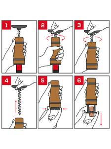 Korkenzieher Barrel Walnuss