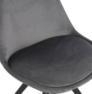 Chaise RICKY Gris - Noir