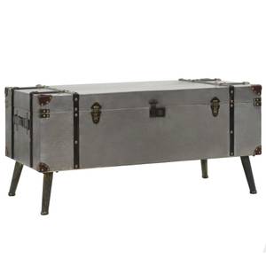 Couchtisch D798 Silber - Holzwerkstoff - 51 x 48 x 102 cm