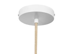 Lampe suspension LUYANO Beige - Bleu pétrole