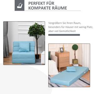 Schlafsessel 839-027BU Blau - Holzwerkstoff - 70 x 61 x 70 cm