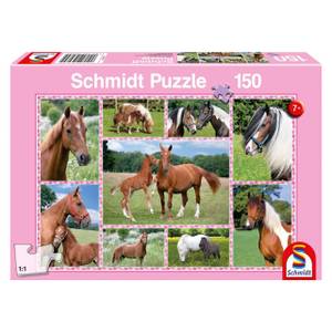 Puzzle Schöne Pferde 150 Teile Papier - 20 x 4 x 28 cm