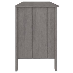 Bureau 3015246 Gris - Bois manufacturé - Bois massif - Bois/Imitation - 113 x 75 x 50 cm