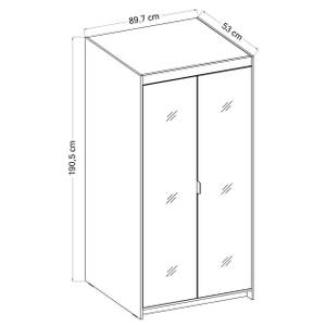 Kleiderschrank Eliza Dunkelbraun