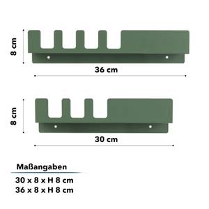 Wandregal Metall Grün