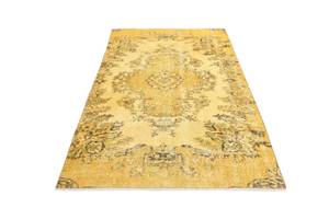 Tapis Ultra Vintage DCCLXXXIII Jaune - Textile - 124 x 1 x 226 cm