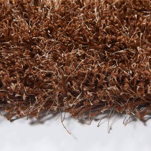 Tapis shaggy MORAVA Marron - Textile - 140 x 1 x 200 cm