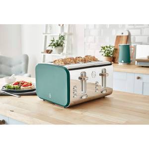 Toaster Nordic ST14620GRENEU Grün - Kunststoff - 28 x 20 x 33 cm