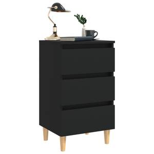 Nachttisch 3009517-1 Schwarz - Holzwerkstoff - 40 x 69 x 35 cm