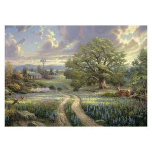 Puzzle T Kinkade  Landleben 1000 Teile Papier - 28 x 6 x 38 cm