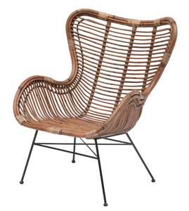 Fauteuil JAKARTA Marron - Métal - 68 x 92 x 78 cm