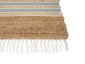 Teppich MIRZA Beige - Blau - Creme - Petrol - Weiß - 80 x 80 x 150 cm