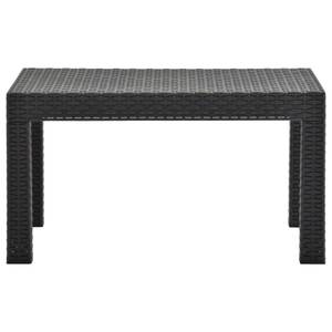 Garten-Lounge-Set Grau - Kunststoff - Polyrattan - 58 x 41 x 58 cm