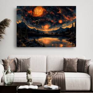 Bild Retro Planet XVI 100 x 70 cm